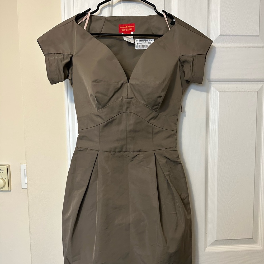 Vivienne Westwood nylon dress with barcode